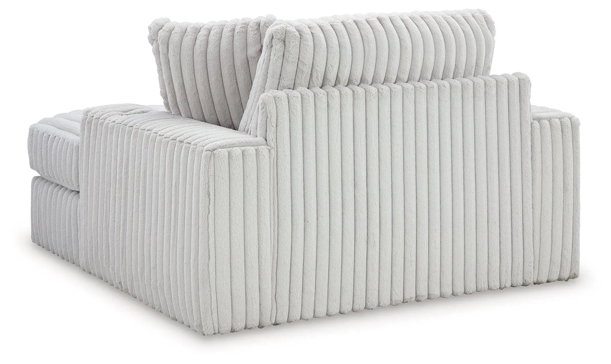 Stupendous Alloy Oversized Chaise by Ashley at Eve Furniture