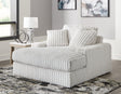 Stupendous Alloy Oversized Chaise by Ashley at Eve Furniture