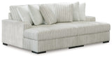 Stupendous Alloy Super Chaise by Ashley at Eve Furniture