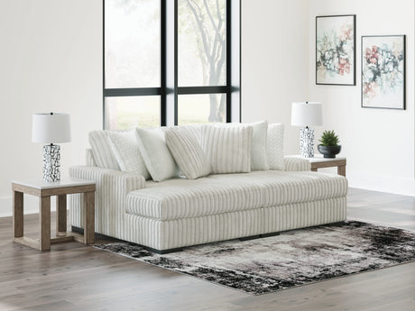 Stupendous Alloy Super Chaise by Ashley at Eve Furniture
