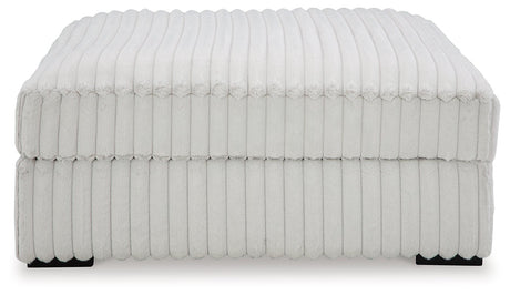 Stupendous Alloy Oversized Accent Ottoman by Ashley at Eve Furniture