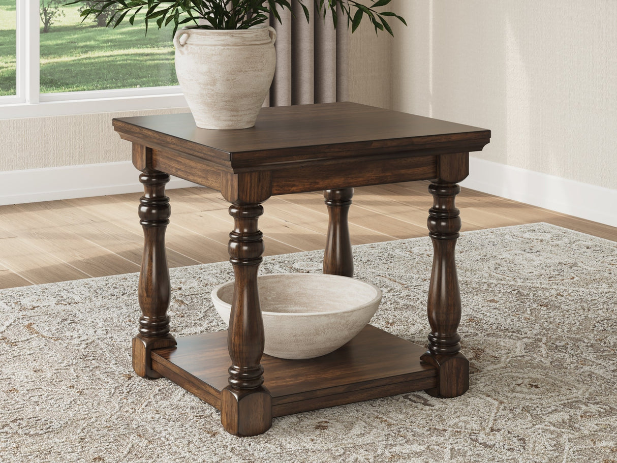 Sturlayne Brown Coffee Table and 2 End Tables by Ashley at Eve Furniture