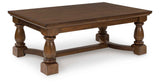 Sturlayne Brown Coffee Table and 2 End Tables by Ashley at Eve Furniture