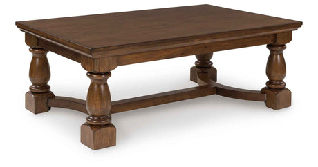 Sturlayne Brown Coffee Table and 2 End Tables by Ashley at Eve Furniture