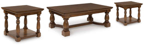 Sturlayne Brown Coffee Table and 2 End Tables by Ashley at Eve Furniture