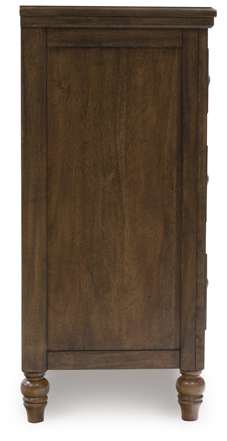 Sturlayne Brown Dresser by Ashley at Eve Furniture