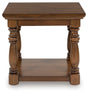 Sturlayne Brown End Table by Ashley at Eve Furniture
