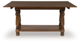 Sturlayne Brown Flip Top Sofa Table by Ashley at Eve Furniture