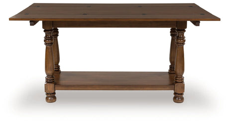 Sturlayne Brown Flip Top Sofa Table by Ashley at Eve Furniture