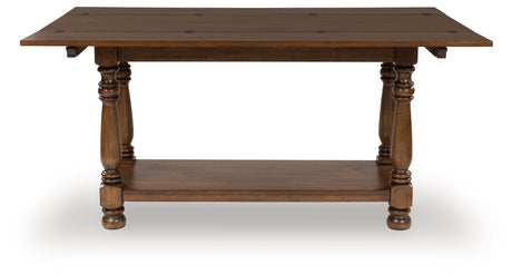 Sturlayne Brown Flip Top Sofa Table by Ashley at Eve Furniture