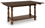 Sturlayne Brown Flip Top Sofa Table by Ashley at Eve Furniture