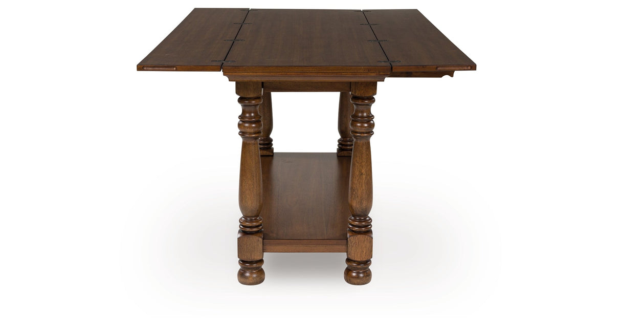 Sturlayne Brown Flip Top Sofa Table by ASHLEY FURNITURE at Eve Furniture