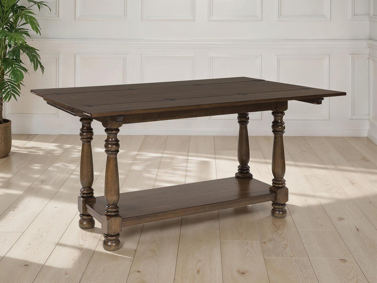 Sturlayne Brown Flip Top Sofa Table by ASHLEY FURNITURE at Eve Furniture