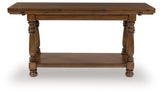 Sturlayne Brown Flip Top Sofa Table by ASHLEY FURNITURE at Eve Furniture