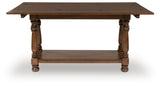 Sturlayne Brown Flip Top Sofa Table by ASHLEY FURNITURE at Eve Furniture