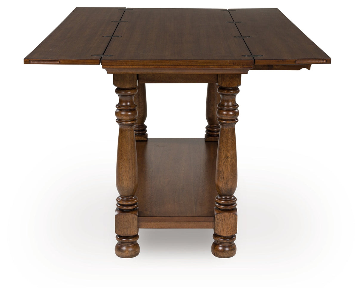 Sturlayne Brown Flip Top Sofa Table by ASHLEY FURNITURE at Eve Furniture