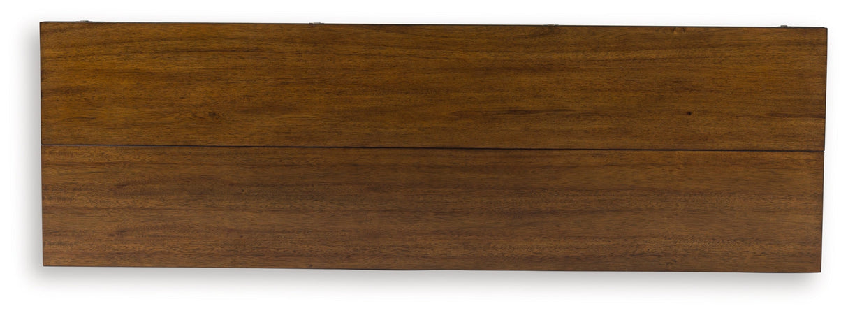 Sturlayne Brown Flip Top Sofa Table by ASHLEY FURNITURE at Eve Furniture