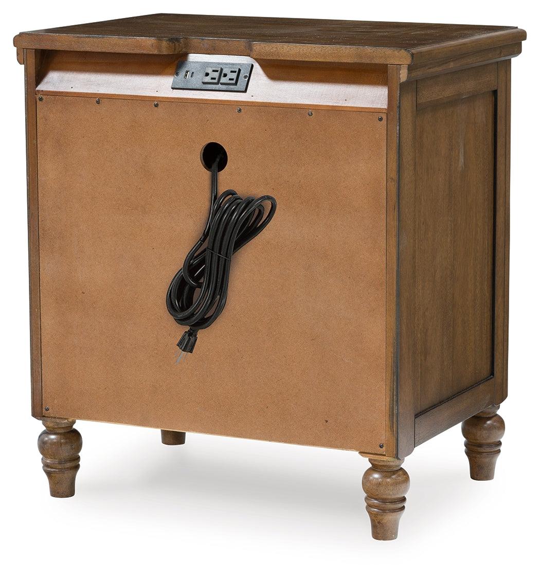Sturlayne Brown Nightstand by Ashley at Eve Furniture