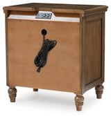 Sturlayne Brown Nightstand by Ashley at Eve Furniture
