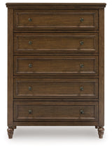 Sturlayne Brown Upholstered Panel Bedroom Set by Ashley at Eve Furniture