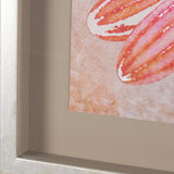 Subtle Florals I by Mercana Studio a Hand Embelished Textured Framed Art Print Matted under Glass by Mercana at Eve Furniture