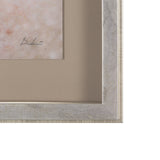 Subtle Florals II by Mercana Studio a Hand Embelished Textured Framed Art Print Matted under Glass by Mercana at Eve Furniture