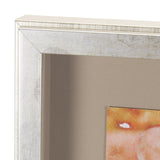 Subtle Florals II by Mercana Studio a Hand Embelished Textured Framed Art Print Matted under Glass by Mercana at Eve Furniture