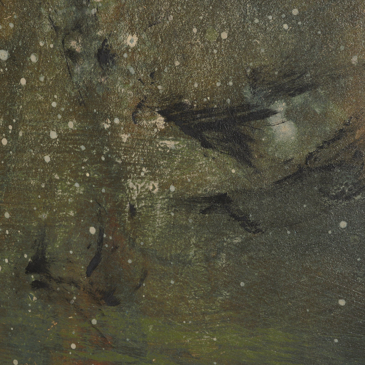Subtle Stirring by Mercana Studio Hand-Embellished Textured Canvas by Mercana at Eve Furniture