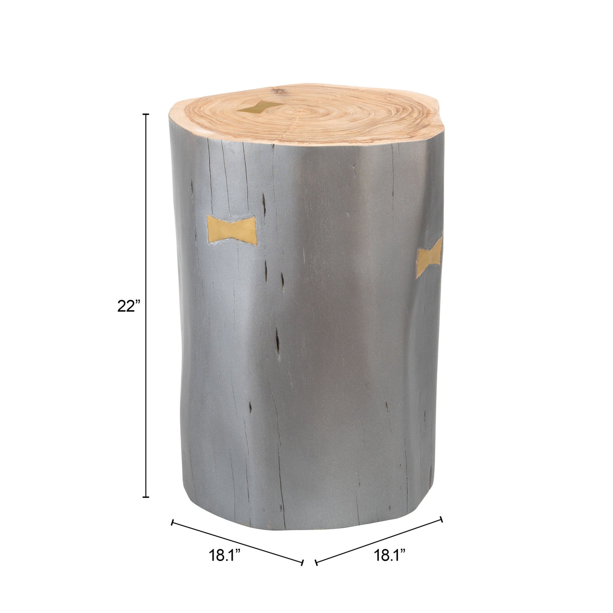 Sugra Gray End Table by Zuomod at Eve Furniture