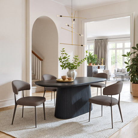 Sulco Black Dining Table by Zuomod at Eve Furniture