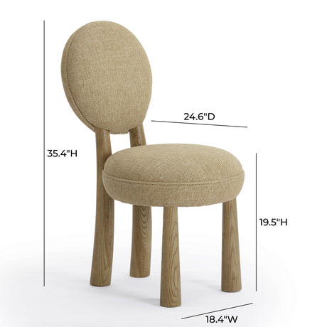 Sulley Basketweave Dining Chair by TOV Furniture at Eve Furniture