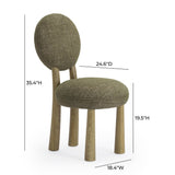Sulley Basketweave Dining Chair by TOV Furniture at Eve Furniture
