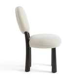 Sulley Cream Performance Chenille Dining Chair by TOV Furniture at Eve Furniture