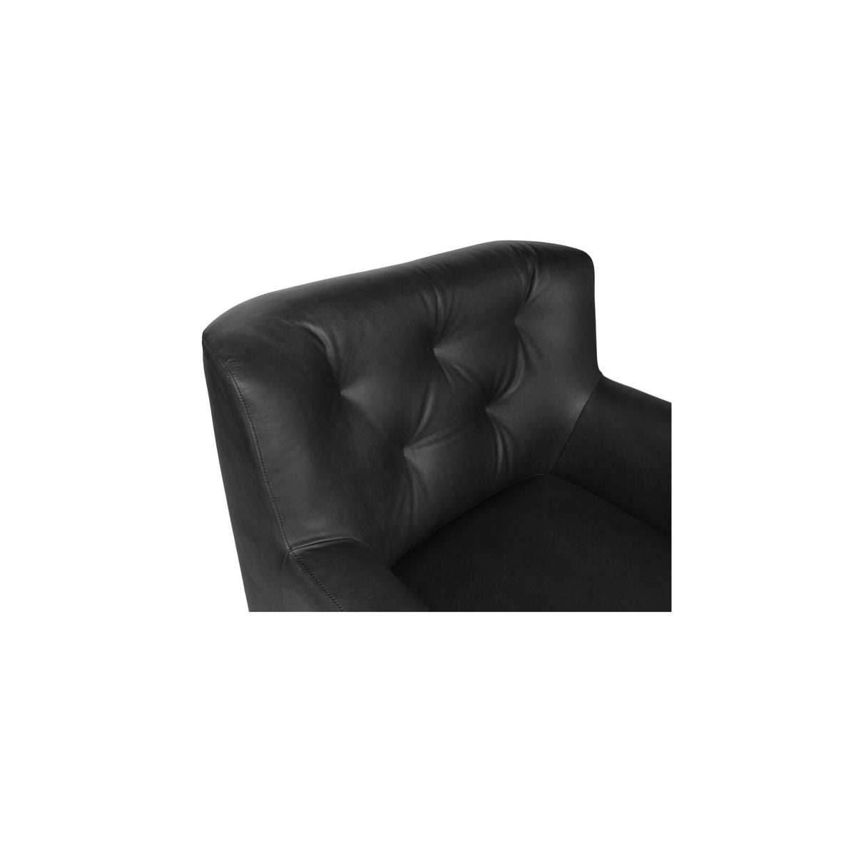 Sullivan Black Swivel Chair by Moe's Home at Eve Furniture