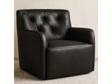 Sullivan Black Swivel Chair by Moe's Home at Eve Furniture