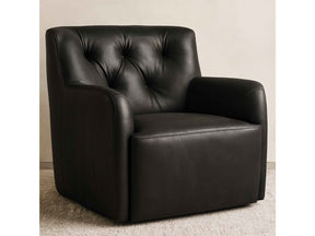 Sullivan Black Swivel Chair by Moe's Home at Eve Furniture