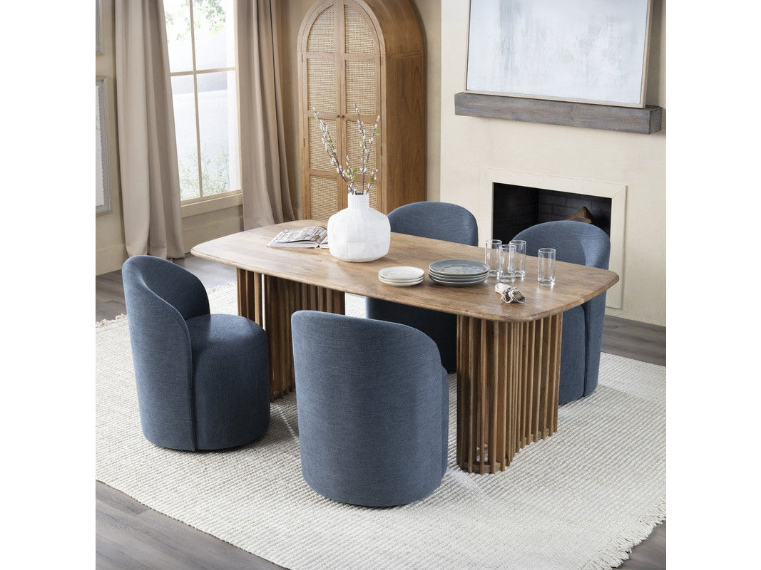 Sullivan Brown Dining Table by Crestview at Eve Furniture