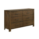 Sullivan Brown Wall Platform Bedroom Set by Homelegance at Eve Furniture
