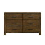 Sullivan Brown Wall Platform Bedroom Set by Homelegance at Eve Furniture