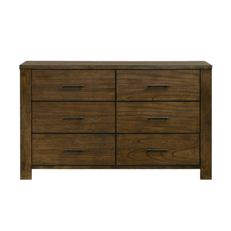 Sullivan Brown Wall Platform Bedroom Set by Homelegance at Eve Furniture