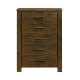 Sullivan Brown Youth Platform Wall Bedroom Set by Homelegance at Eve Furniture