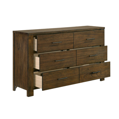 Sullivan Brown Youth Platform Wall Bedroom Set by Homelegance at Eve Furniture