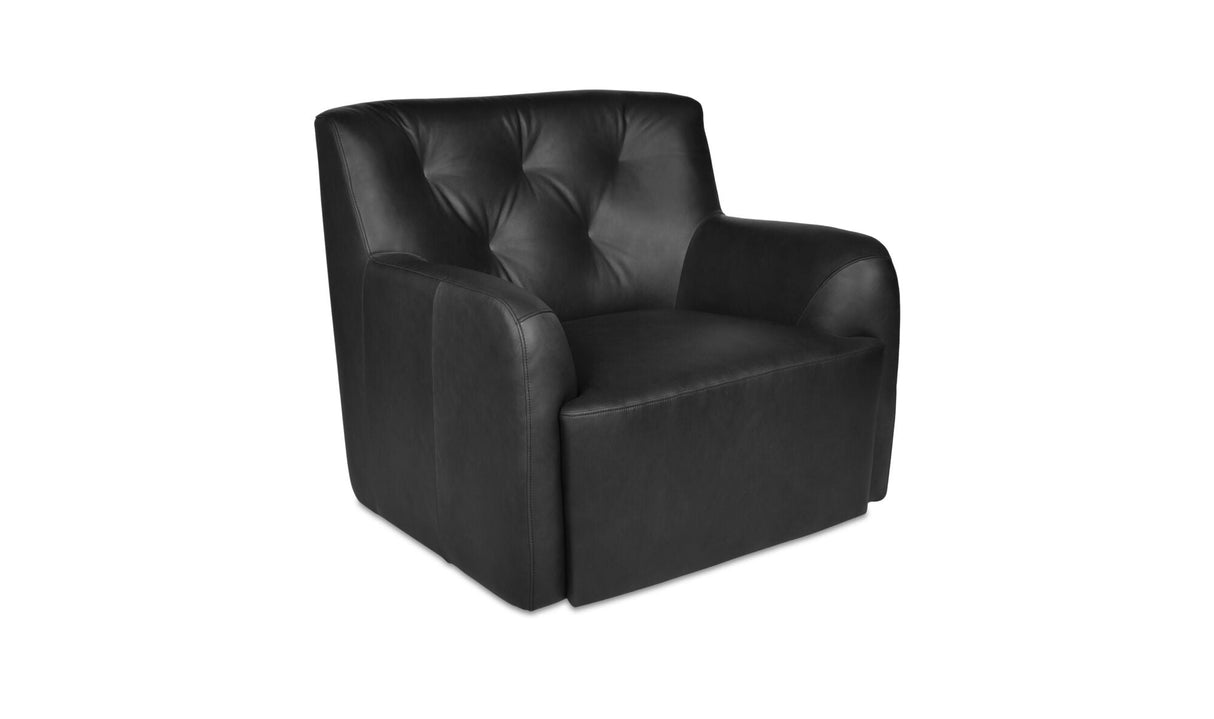 Sullivan Swivel Chair Black by Moe's Home at Eve Furniture