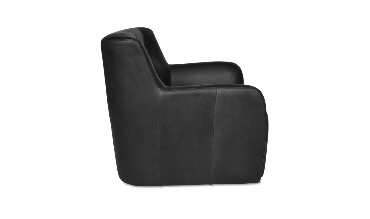 Sullivan Swivel Chair Black by Moe's Home at Eve Furniture