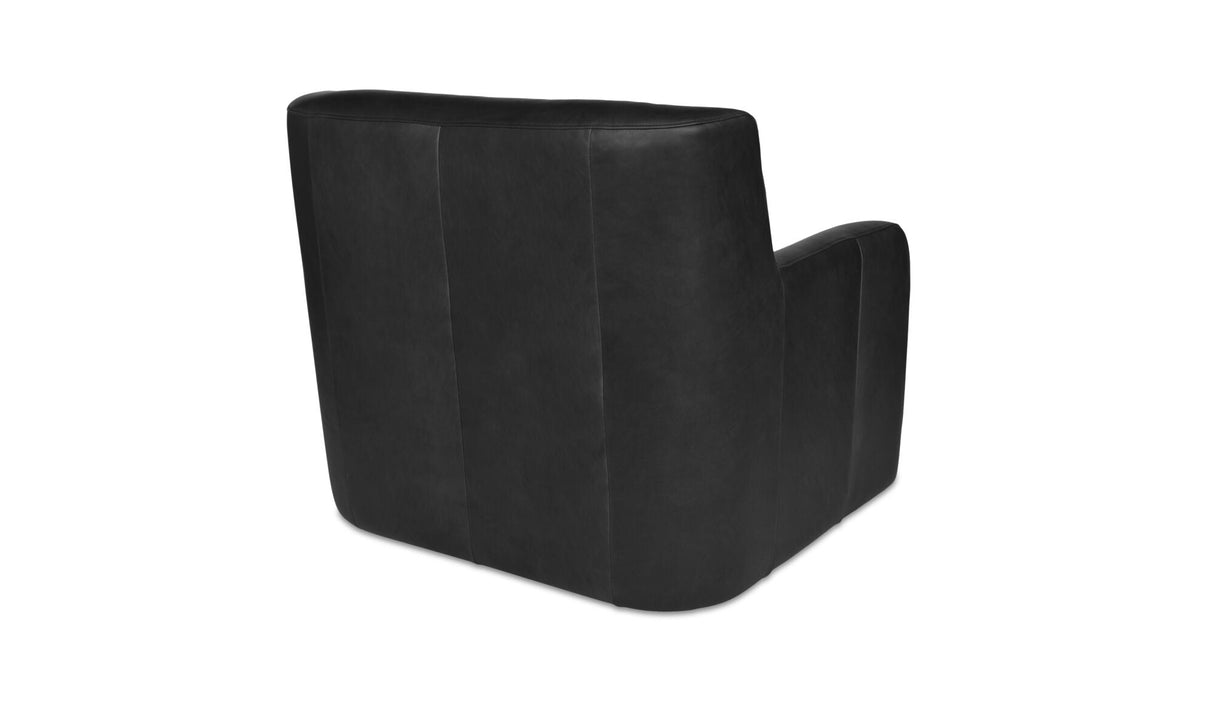 Sullivan Swivel Chair Black by Moe's Home at Eve Furniture