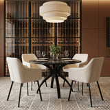 Sumay Black Dining Table by Zuomod at Eve Furniture