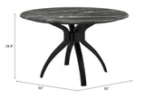 Sumay Black Dining Table by Zuomod at Eve Furniture