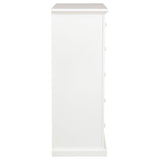 Sumerlin 6-drawer Bedroom Chest of Drawers White by Coaster at Eve Furniture