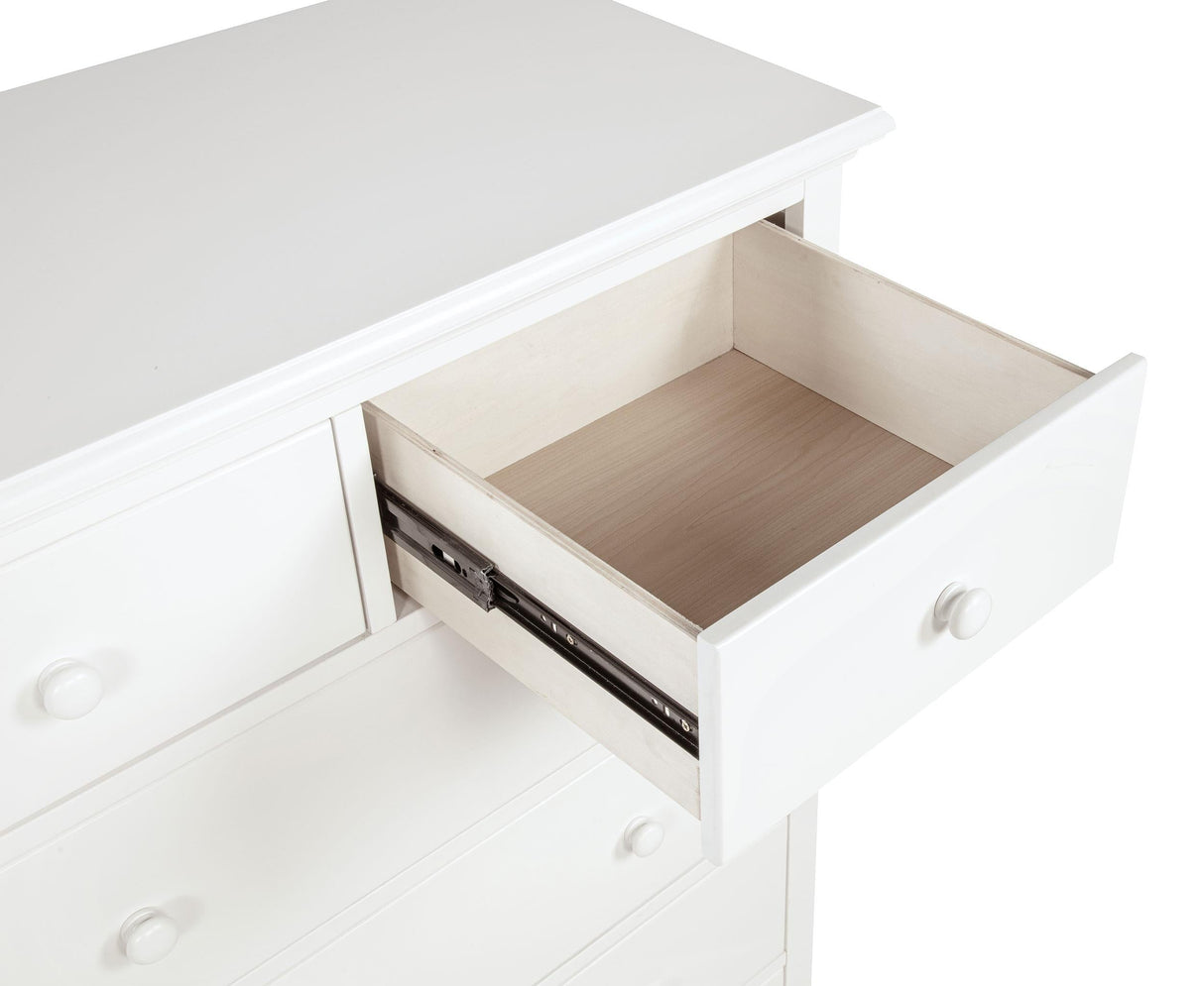 Sumerlin 6-drawer Bedroom Chest of Drawers White by Coaster at Eve Furniture