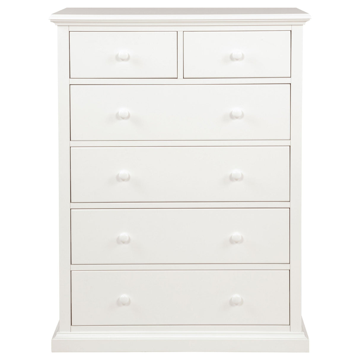 Sumerlin 6-drawer Bedroom Chest of Drawers White by Coaster at Eve Furniture
